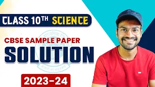 Class 10 Science Sample Paper Solution 2023-24 | CBSE Sample Paper Class 10 | Exphub class 9 and 10