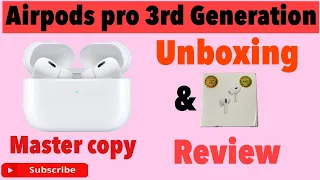 AirPods pro 3rd Generation master clone￼!!#unboxing #review #up21deepak