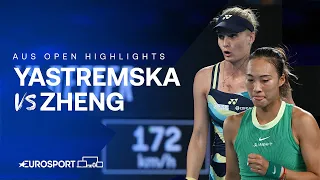 Dayana Yastremska v Qinwen Zheng | Semi-Final | Extended Australian Open 2024 Highlights 🇦🇺