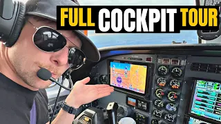 Cockpit Tour of Twin Turboprop | Pilot Training and Aviation #flighttraining #pilotlife