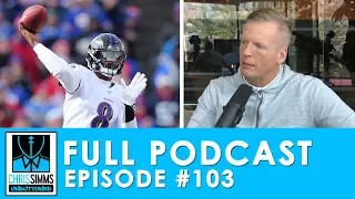 Lamar breaks Bills' blueprint, Simms’ Trust Tree | Chris Simms Unbuttoned (Ep. 103 FULL)