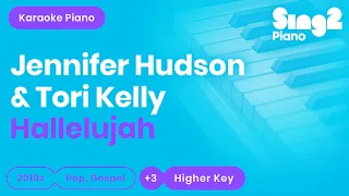 Hallelujah - Jennifer Hudson, Tori Kelly | Sing (Higher Key) Karaoke Piano