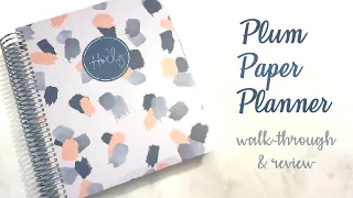 PLUM PAPER PLANNER 2021 // DAILY PLANNER // WALK-THROUGH & HONEST REVIEW // SEMI-CUSTOMIZABLE