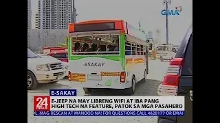 E-jeep na may libreng wifi at iba pang high tech na feature, patok sa mga pasahero