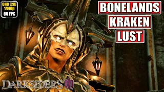 Darksiders 3 [Bonelands - Kraken - Lust Boss Fight] Gameplay Walkthrough [Full Game] No Commentary