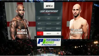 UFC 214: Manuwa vs. Oezdemir (Full Fight Highlights)