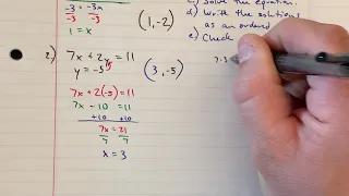 5-3 Solving Systems using Simple Substitution