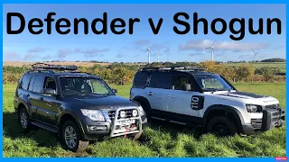 Land Rover Defender V's Mitsubishi Shogun Off Road Adventure