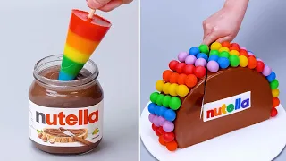 Easy Rainbow Cake Decorating Tutorials | How To Make Chocolate Cake Recipe