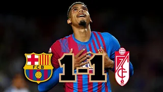 BARÇA 1 GRANADA 1 - A MASSIVE ARAUJO SAVES 1 POINT ❌