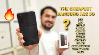 THE CHEAPEST SAMSUNG 5G SMARTPHONE | SAMSUNG GALAXY A32 5G UNBOXING & FIRST IMPRESSIONS! 🔥🔥🔥