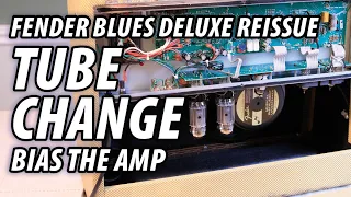 Fender Blues Deluxe Reissue  - Tube Change and Bias