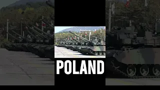 Poland received the first batch of K2 tanks and advanced K9 artillery from South Korea!!! #poland