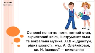 Музичне мистецтво 2 клас (за підручником О.Калініченко, Л.Аристова)