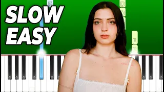 Lizzy McAlpine - ceilings - Slow Easy Piano Tutorial