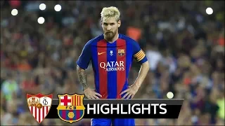 Barcelona vs Sevilla 2 1 Highlights   All Goals 12 08 2018