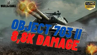 OBJECT 703 II 8,8K DAMAGE TIER 9