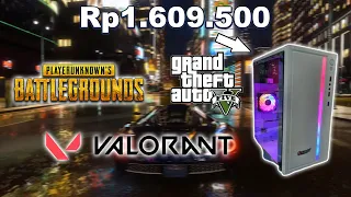 Rakit PC Gaming 1 Jutaan Bisa Main Pubg, Valorant, Gta5