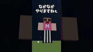 【対決】ヒカキンさんを作る時の違い #shorts  #minecraft #マイクラ