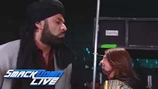 Jinder Mahal vows to come after WWE Champion AJ Styles: SmackDown LIVE, Nov. 14, 2017