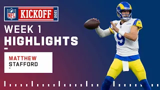 Matthew Stafford Best Passes in Rams debut | NFL 2021 Highlights