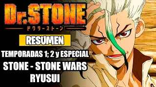 🌟Dr Stone [Resumen] (Temporadas 1 y 2 - ESPECIAL) Dr Stone - Stone Wars - Ryusui