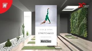 STRETCH & GO с Ароновой Кристиной  |1 апреля 2023 | Онлайн-тренировки World Class