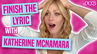 Actress Kat McNamara Plays Finish The Lyric With J-14