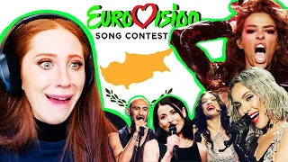 CYPRIOT GIRL REACTS TO CYPRUS IN THE EUROVISION SONG CONTEST 1981-2020