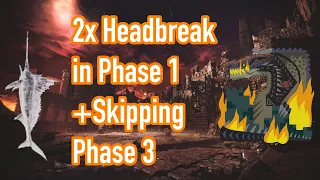 MHWorld | Fatalis 2x Headbreak in Phase 1 | Skipping Phase 3 (Great Sword Solo)