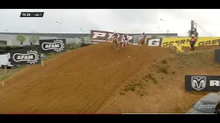 Gajser impressive overtake on Herlings and Prado! MXGP RAM Qualifying Race | MXGP of Portugal 2024