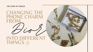 My DIOR Phone Charm Is Now Jewelry I Can Wear! 😌 || ASMR || # Dior #diorbeauty #jadore