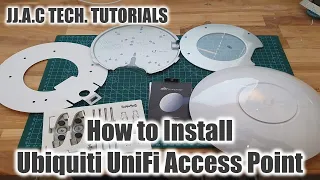 Ubiquiti UniFi Access Point - How to Install (Ceiling-Mount)