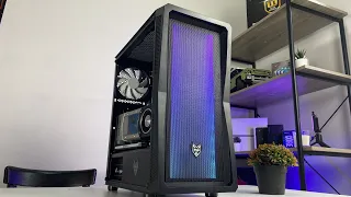 Mesh Gamer gépház 17.000ft-ért! FSP CMT212+Hydro M Pro 800 Tápegység Bemutató