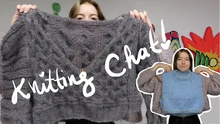 Fuzzy Wuzzy Knitting Podcast 1 | Finished Objects, WIPs & new yarn [cc]