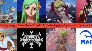 LIST OF WHO KILLED WHOM IN ONE PIECE ANIME