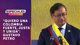 Este fue el primer discurso de Gustavo Petro como presidente de Colombia