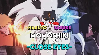 Naruto and Sasuke VS Momoshiki - close eyes [Edit/AMV]!