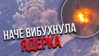 Дивіться всі! У росіян ГІГАНТСЬКИЙ ВИБУХ: ЗСУ влупили у величезний склад БК, ох і рвануло