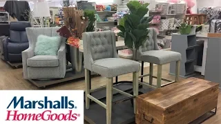 MARSHALLS HOME GOODS FURNITURE ARMCHAIRS CHAIRS FALL DECOR SHOP WITH ME SHOPPING STORE WALK THROUGH