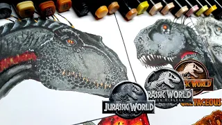 Hybrids drawing from Jurassic World 1-2-(CC) and JW Evolution series!