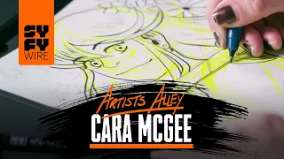 Drawing Black Canary: Watch Cara McGee At Work (Artists Alley) | SYFY WIRE