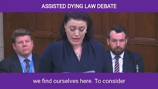 Alicia Kearns MP speaks in the Assisted Dying Law debate