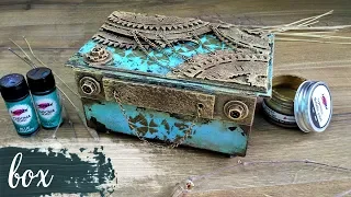 Mixed Media Box / Микс Медиа коробочка под старину