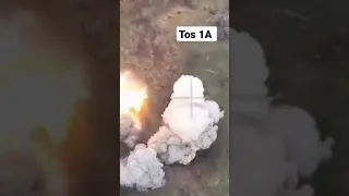 RUSSIAN Thermobaric 200 kilos bomb TOS 1A SOLTENSPEK #Tos1a #thermobaric #rocketattack  #ukrainewar