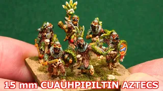 15 mm Aztec Eagle Warriors (cuāuhpipiltin) for wargame - 3D printed resin figures
