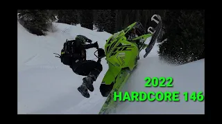 2022  Arctic cat Hardcore 146" first ride.