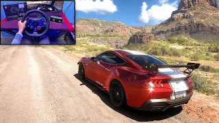 1400Hp Ford Mustang GT 2024 - Forza Horizon 5 | Logitech G29 Gameplay