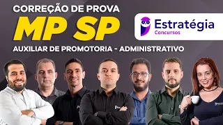 Gabarito MP SP: Questões para Auxiliar de Promotoria - Administrativo