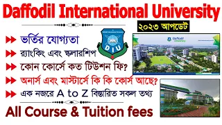 Daffodil International University DIU All Course & Tuition Fees 2023 | Admission Information & Cost